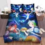 Mushoku Tensei Characters In Halloween Night Bed Sheets Spread Duvet Cover Bedding Sets