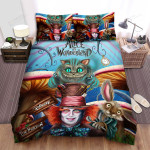 Alice In Wonderland (I) (2010) Tim Burton Movie Poster Bed Sheets Spread Comforter Duvet Cover Bedding Sets