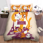 The Aristocats (1970) Movie Poster Artwork Bed Sheets Spread Comforter Duvet Cover Bedding Sets