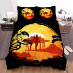 Noblesse Frankenstein's Shadow In Sunset Illustration Bed Sheets Spread Duvet Cover Bedding Sets