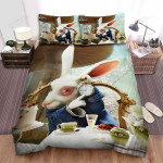 Alice In Wonderland (I) (2010) Mr. Rabbit Movie Poster Bed Sheets Spread Comforter Duvet Cover Bedding Sets