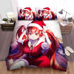 Mushoku Tensei Eris In Christmas Costume Bed Sheets Spread Duvet Cover Bedding Sets