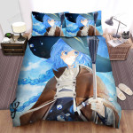 Mushoku Tensei Roxy Water Color Painting Bed Sheets Spread Duvet Cover Bedding Sets