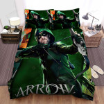 Arrow (2012–2020) Movie Poster Fanart 2 Bed Sheets Spread Comforter Duvet Cover Bedding Sets
