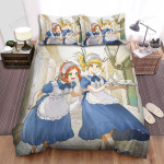 Mushoku Tensei Eris & Sara In Maid Costumes Bed Sheets Spread Duvet Cover Bedding Sets