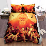 Kong: Skull Island (2017) Movie Illustration 7 Bed Sheets Spread Comforter Duvet Cover Bedding Sets