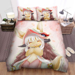 Made In Abyss Cute Nanachi Portrait Bed Sheets Spread Duvet Cover Bedding Sets