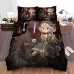 Made In Abyss Prushka & Her Father Bondrewd Bed Sheets Spread Duvet Cover Bedding Sets