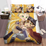 Made In Abyss Riko & Reg Portrait Artwork Bed Sheets Spread Duvet Cover Bedding Sets