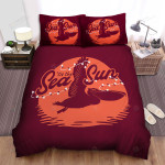 The Pelican Flying Under The Sea Sun Bed Sheets Spread Duvet Cover Bedding Sets