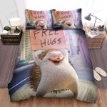 The Small Animal - Free Hug From A Hedgehog Bed Sheets Spread Duvet Cover Bedding Sets