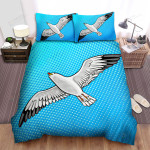 The Seagull Spreading Wings Art Bed Sheets Spread Duvet Cover Bedding Sets
