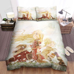 Made In Abyss Riko & Her Mother Artwork Bed Sheets Spread Duvet Cover Bedding Sets