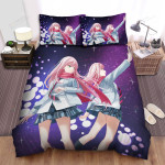 Darling In The Franxx Zero Two In School Girl Uniform Bed Sheets Spread Duvet Cover Bedding Sets