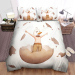 The Wildlife - The Seagull From The Egg Bed Sheets Spread Duvet Cover Bedding Sets