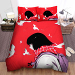 The Wildlife - The Seagull And The Red Scarf Girl Bed Sheets Spread Duvet Cover Bedding Sets