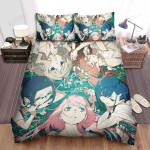 Darling In The Franxx The Parasite Girls Artwork Bed Sheets Spread Duvet Cover Bedding Sets