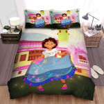 Encanto Mirabel Dancing In The Garden Bed Sheets Spread Duvet Cover Bedding Sets