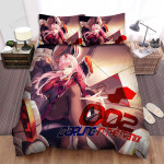 Darling In The Franxx Zero Two In Pilot Seat Artwork Bed Sheets Spread Duvet Cover Bedding Sets