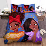 Encanto Isabela & Dolores Digital Illustration Bed Sheets Spread Duvet Cover Bedding Sets