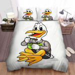 The Wild Animal - The Pelican Eating Art Bed Sheets Spread Duvet Cover Bedding Sets