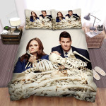 Bones (2005–2017) Movie Poster Theme 3 Bed Sheets Spread Comforter Duvet Cover Bedding Sets