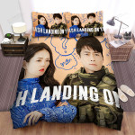 Crash Landing On You (2019–2020) Movie Poster Fanart Bed Sheets Spread Comforter Duvet Cover Bedding Sets