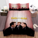 Two And A Half Men (2003–2015) Movie Illustration 3 Bed Sheets Spread Comforter Duvet Cover Bedding Sets