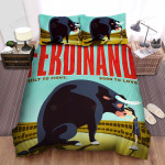 Ferdinand (2017) Movie Illustration Bed Sheets Spread Comforter Duvet Cover Bedding Sets