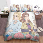 Grace And Frankie (2015–2022) Movie Illustration Bed Sheets Spread Comforter Duvet Cover Bedding Sets