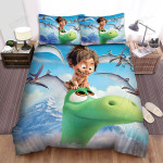 The Good Dinosaur (2015) Carnivorous Dinosaurs Movie Poster Bed Sheets Spread Comforter Duvet Cover Bedding Sets
