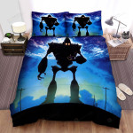 The Iron Giant (1999) Earth Movie Poster Bed Sheets Spread Comforter Duvet Cover Bedding Sets