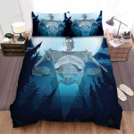 The Iron Giant (1999) Dettecting Movie Poster Bed Sheets Spread Comforter Duvet Cover Bedding Sets