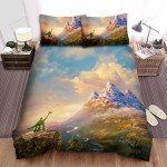 The Good Dinosaur (2015) Gorgeous Mountains Movie Poster Bed Sheets Spread Comforter Duvet Cover Bedding Sets