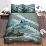 The Military Weapon Ww1- German Empire Plane Friedrichshafen Ff Bed Sheets Spread Duvet Cover Bedding Sets