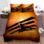 The Military Weapon Ww1- German Empire Plane In The Afternoon Bed Sheets Spread Duvet Cover Bedding Sets