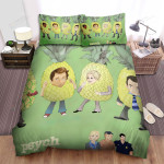 Psych (2006–2014) Movie Illustration 3 Bed Sheets Spread Comforter Duvet Cover Bedding Sets