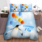 The Wildlife - Everybody Can Fly From A Penguin Bed Sheets Spread Duvet Cover Bedding Sets