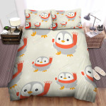 The Wildlife - The Penguin Lifting The Cup Bed Sheets Spread Duvet Cover Bedding Sets