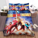 The Big Bang Theory (2007–2019) Movie Poster Fanart 4 Bed Sheets Spread Comforter Duvet Cover Bedding Sets