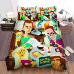 The Big Bang Theory (2007–2019) Movie Illustration 2 Bed Sheets Spread Comforter Duvet Cover Bedding Sets