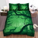 The Wildlife - The Deer In The Green Forest Bed Sheets Spread Duvet Cover Bedding Sets