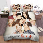 Modern Family (2009–2020) Can You Believe They're All Related? Neither Can They Bed Sheets Spread Comforter Duvet Cover Bedding Sets