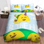 Taco Bell Over The Hill Illustration Bed Sheets Spread Comforter Duvet Cover Bedding Sets
