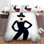 People Sensual Nude Woman With Hat Bed Sheets Spread Comforter Duvet Cover Bedding Sets