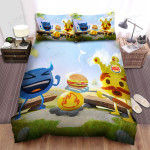 Burger King Mascot 3d Artwork Bed Sheets Spread Comforter Duvet Cover Bedding Sets