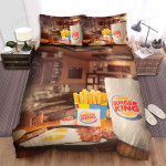 Burger King All Day Breakfast Bed Sheets Spread Comforter Duvet Cover Bedding Sets