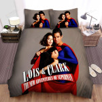 Lois & Clark: The New Adventures Of Superman (1993–1997) Hero And Beauty Movie Poster Bed Sheets Spread Comforter Duvet Cover Bedding Sets
