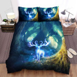 The Wildlife - The Magic Forest Fantasy Deer Bed Sheets Spread Duvet Cover Bedding Sets
