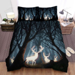 The Wildlife - The Magic Deer Of The Jungle Art Bed Sheets Spread Duvet Cover Bedding Sets